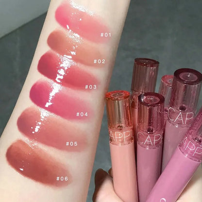 Waterproof Lip Gloss Jelly Shine, Long-Lasting Hydration (2.8g)