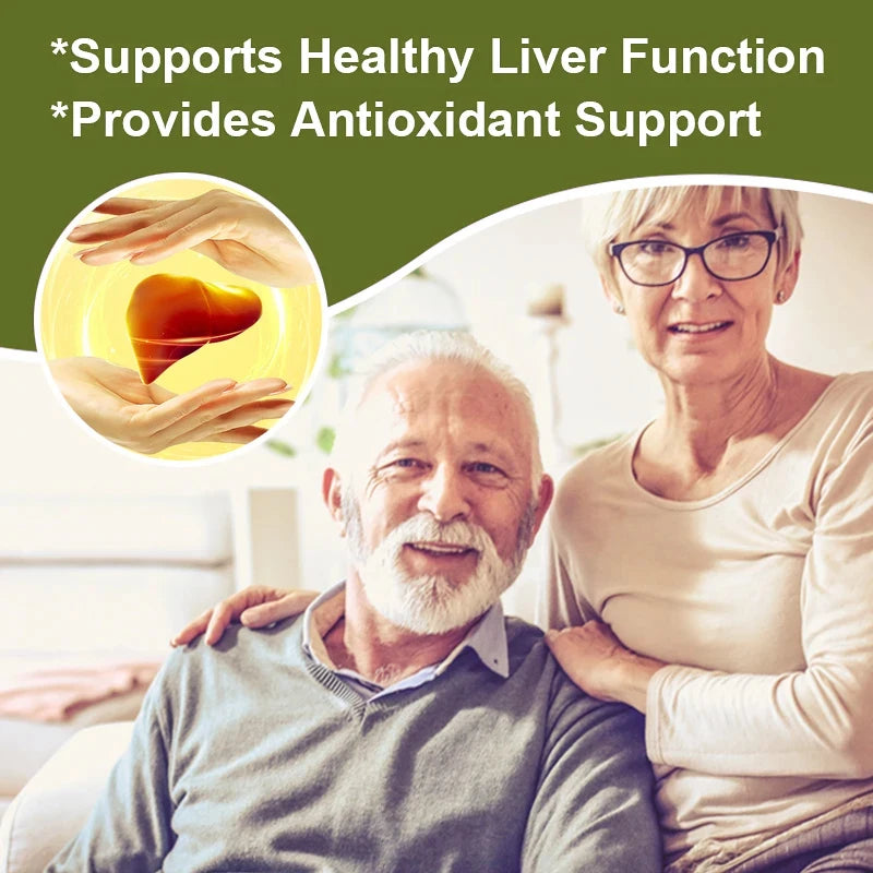 Milk Thistle Capsules | Liver Support Supplement (30/60/120 Count)