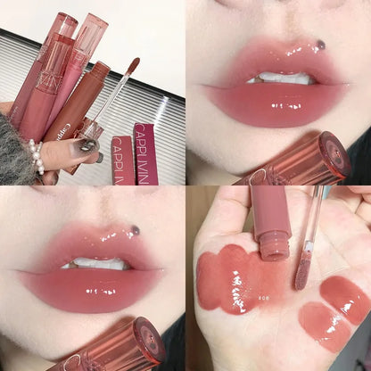 Waterproof Lip Gloss Jelly Shine, Long-Lasting Hydration (2.8g)