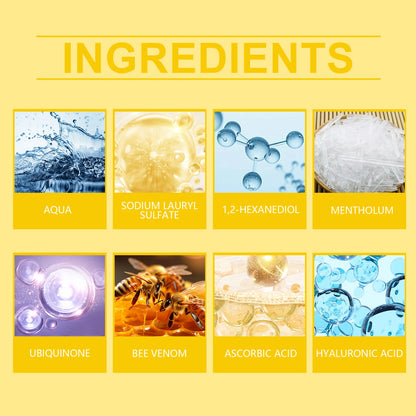 Bee Venom Toothpaste Mousse — Whitening Foam, Fresh Breath, Gentle Care