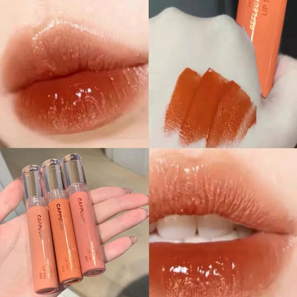 Waterproof Lip Gloss Jelly Shine, Long-Lasting Hydration (2.8g)