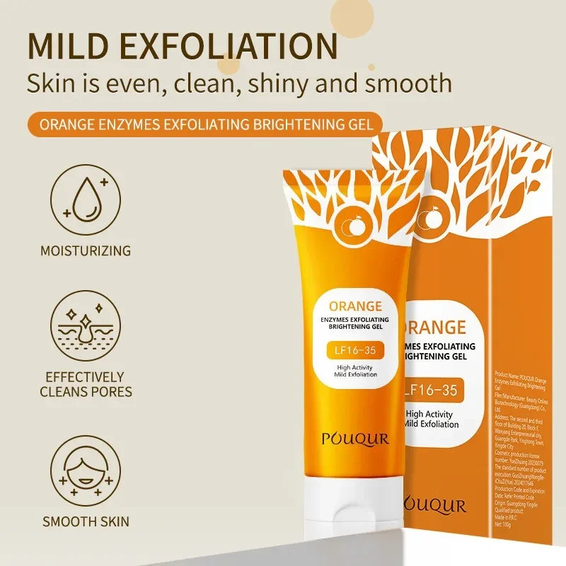 Gentle Facial Exfoliating Gel with Orange Extract