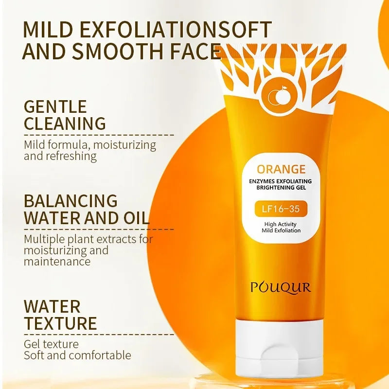 Gentle Facial Exfoliating Gel with Orange Extract