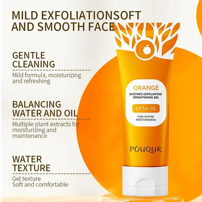 Gentle Facial Exfoliating Gel with Orange Extract