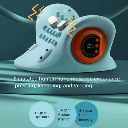 Neck Stretcher Massager with Heat and Traction