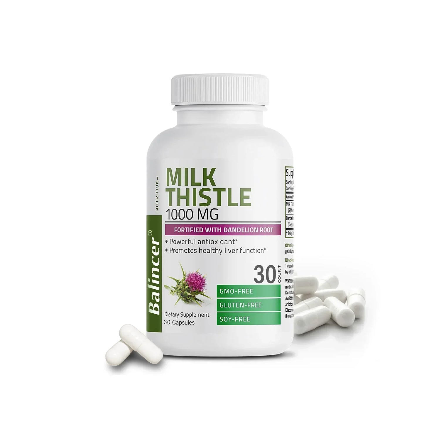 Milk Thistle Capsules | Liver Support Supplement (30/60/120 Count)