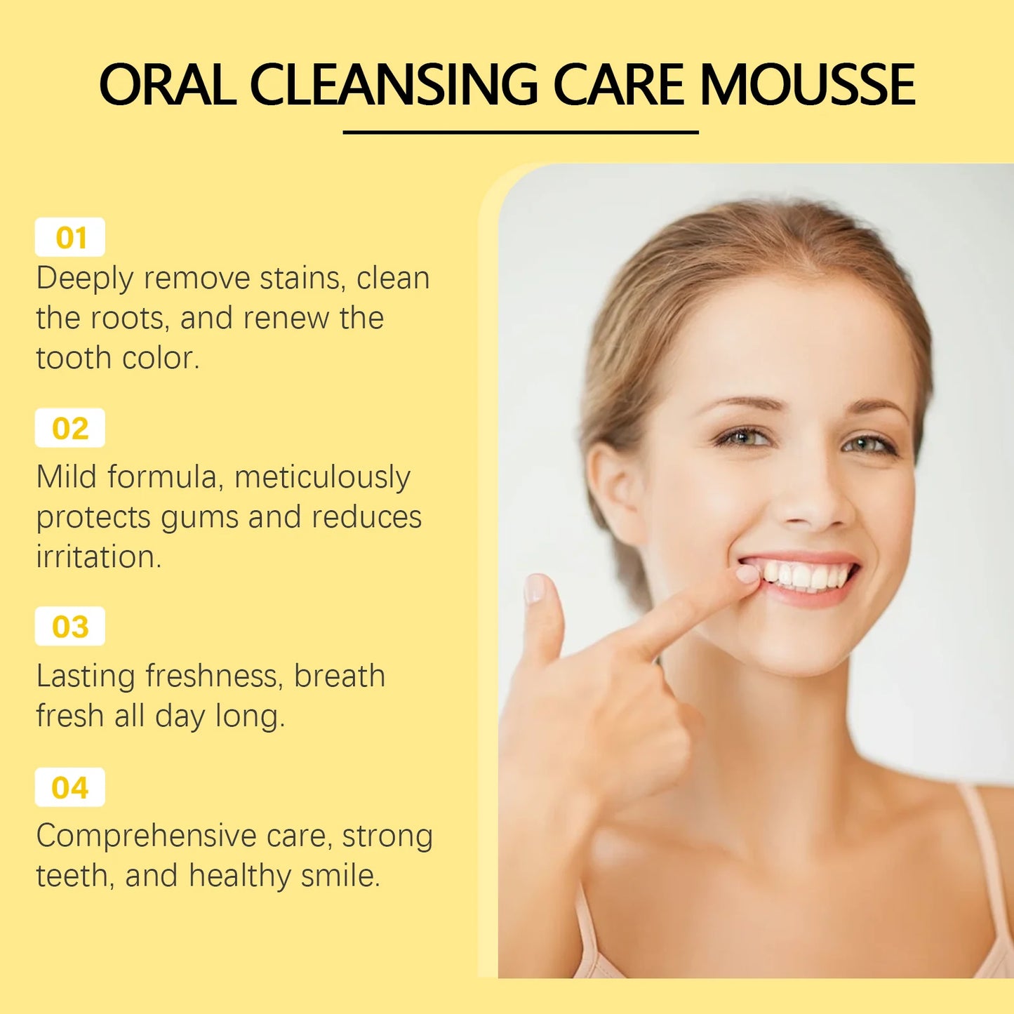 Bee Venom Toothpaste Mousse — Whitening Foam, Fresh Breath, Gentle Care