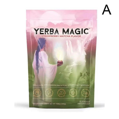 Peach Mango Prebiotic Probiotic Tea Powder with Yerba Mate